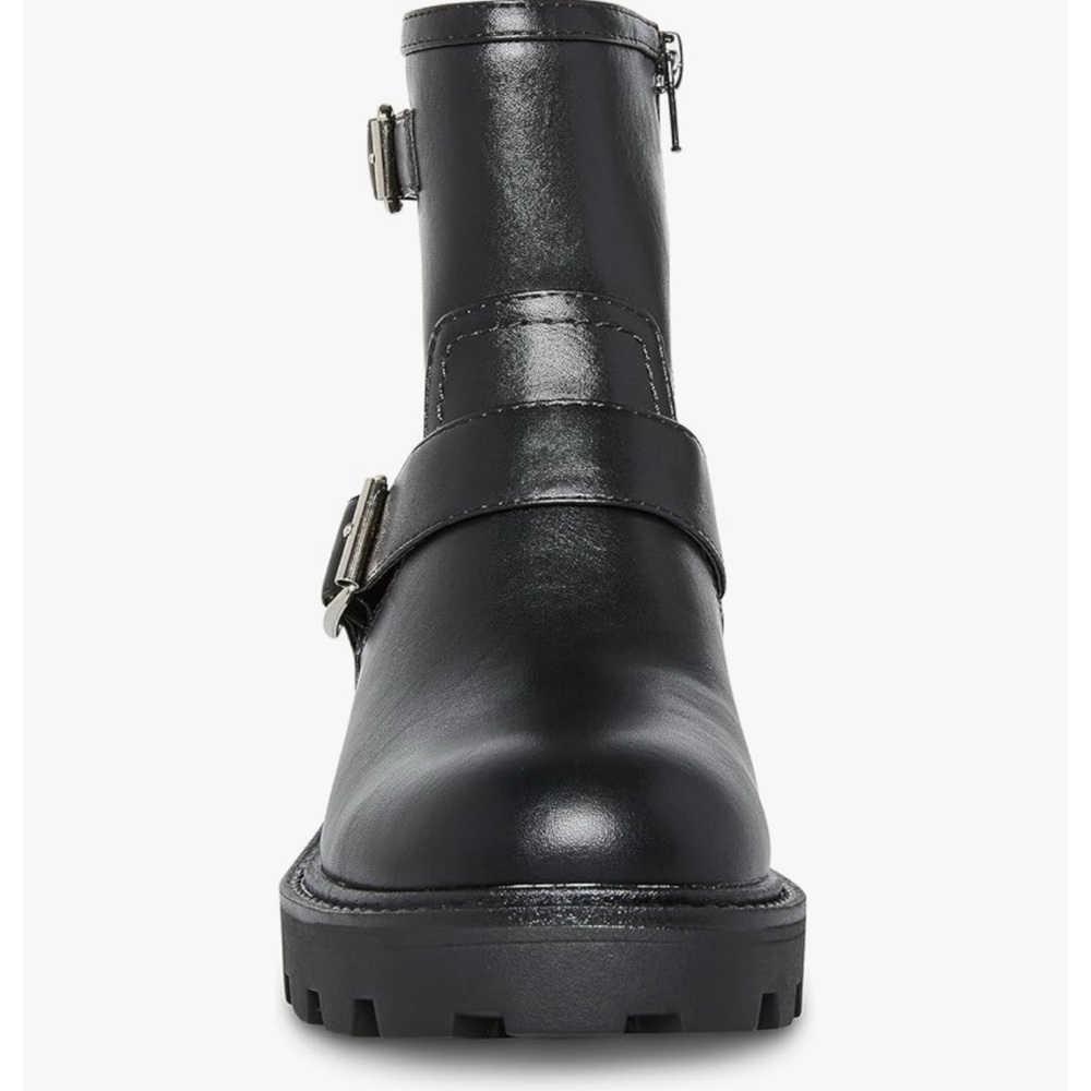 🎉HP! ❤️ NWT! NWOB! Madden Girl Women’s Fareway Black Moto Boots - Picture 5 of 11